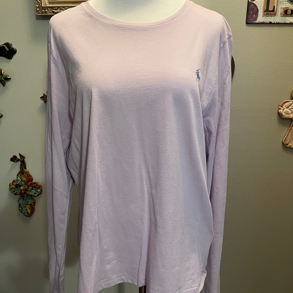Polo long sleeve top